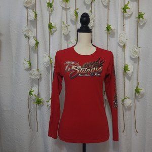 Gildan Sturgis 2015 75th Rally Long Sleeve T-Shirt US Medium